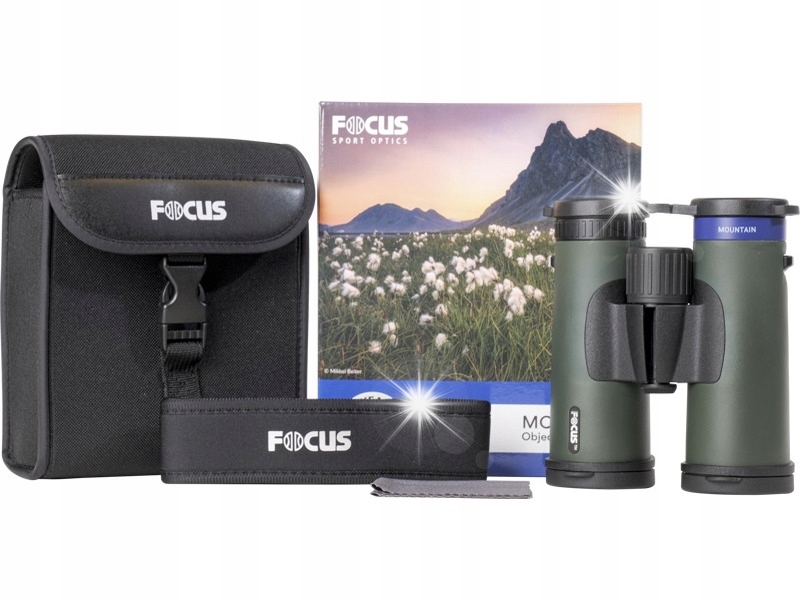 Lornetka Focus Mountain 8x42 + Zestaw czyszczący Lenspen