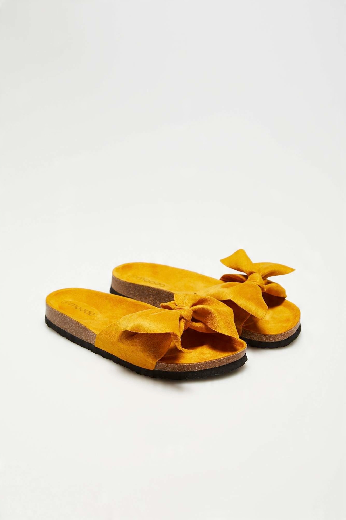 

Moodo Klapki z kokardą L-BU-3400 Yellow; 39