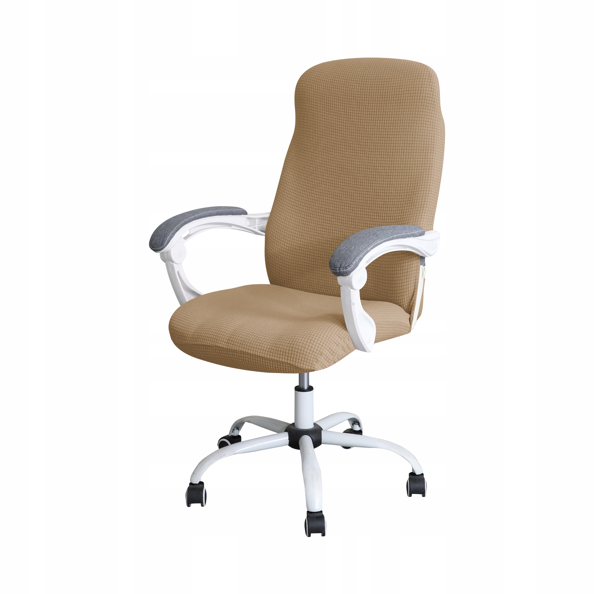 

Pokrowiec fotel Obrotowy biurowy Kawowy żakard