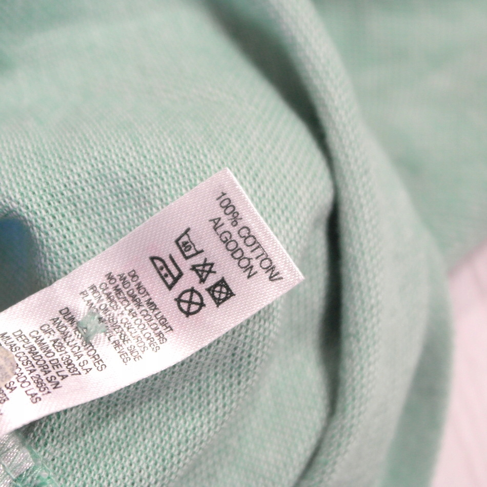 DUNNES _ ZNAKOMITA KOSZULKA POLO Z LOGO _ L/XL Wzór dominujący bez wzoru