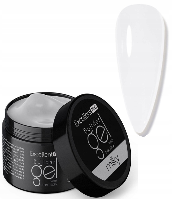 Excellent PRO_Builder Gel With Thixotropy stavební gel Milky 50 g
