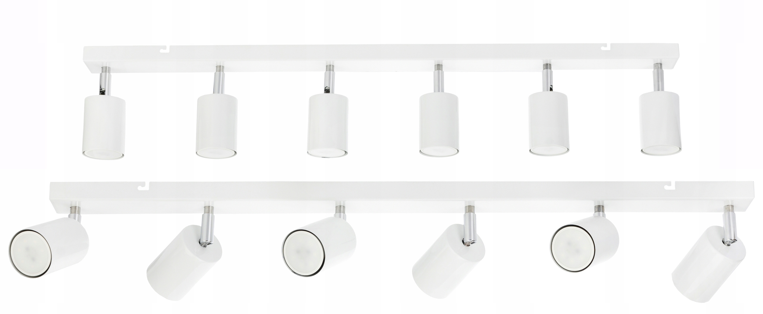 Stropní Svítidlo Spot Tuba Svítidlo Nastavitelný Nosník 80 CM Kolejnice Na 6 GU10 230V