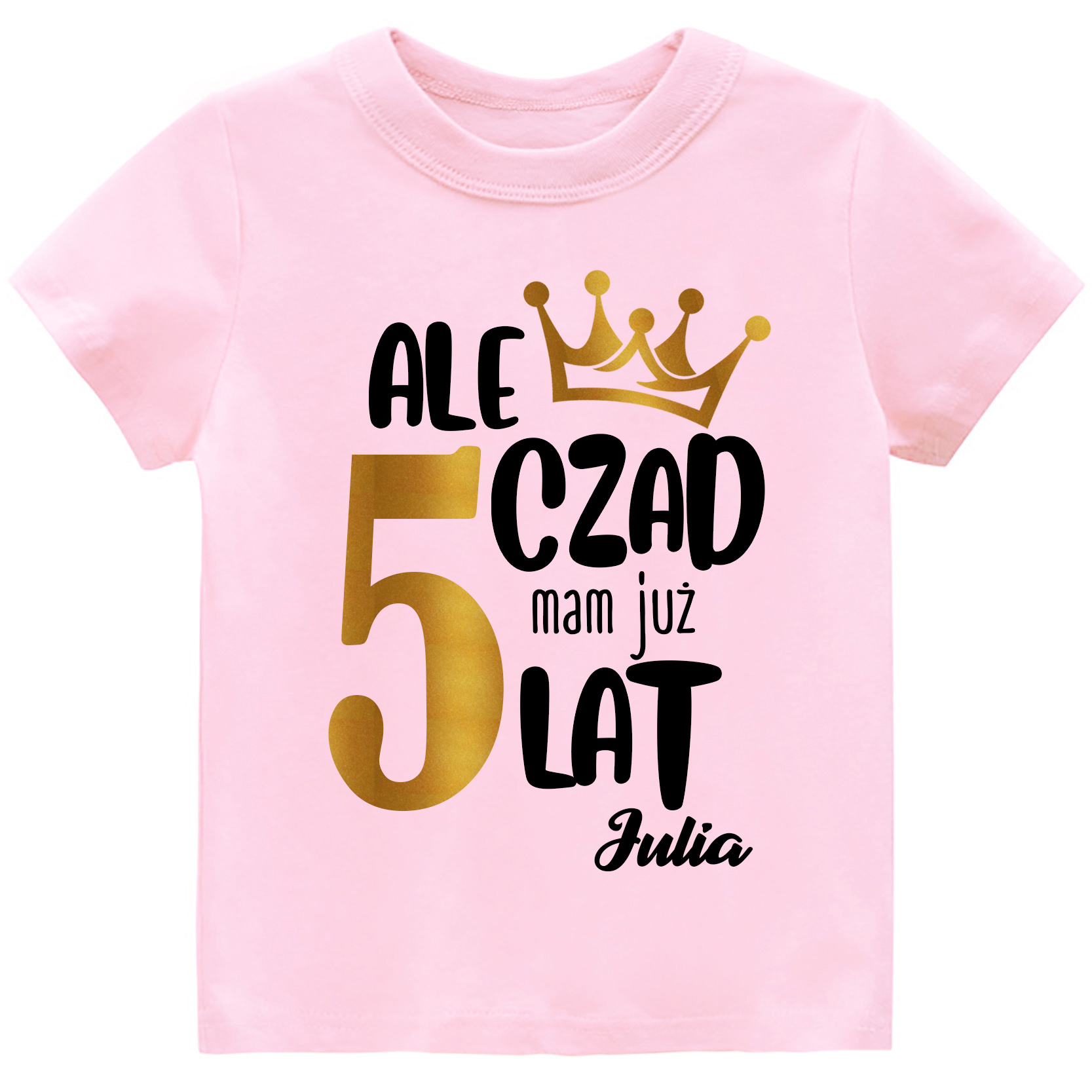 Koszulka URODZINY 5 LAT Ale czad mam 5 lat r.110