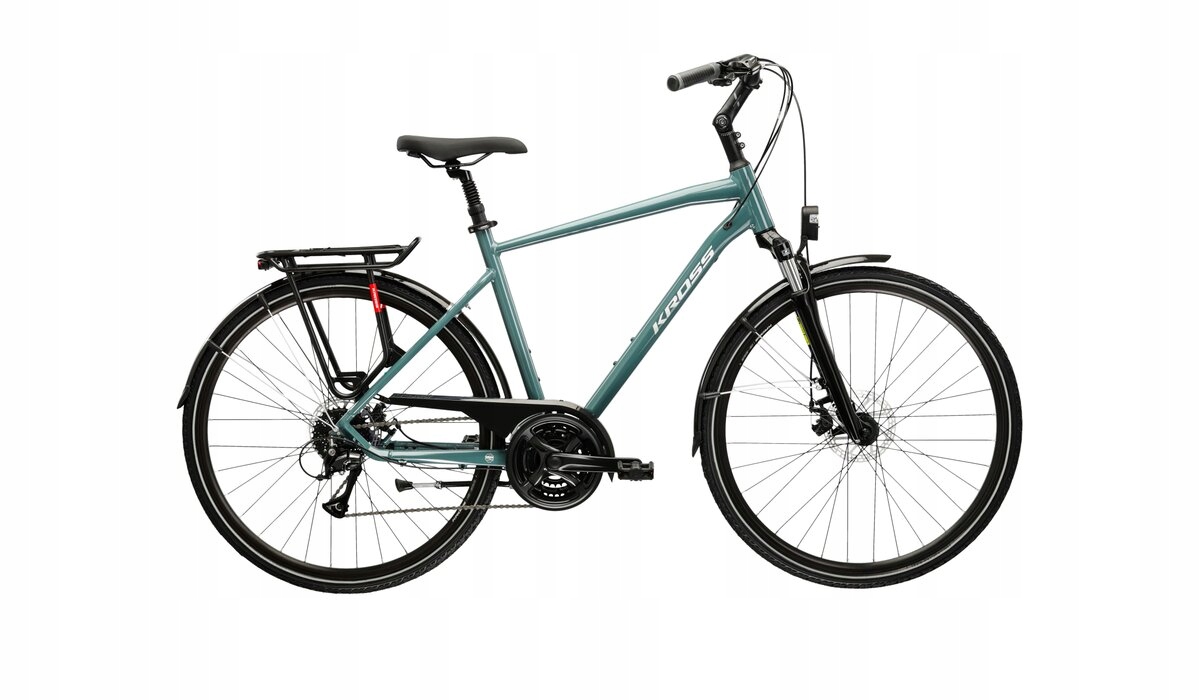 Rower trekkingowy Kross Trans 3.0 rama 21 cali koło 28 " zielony