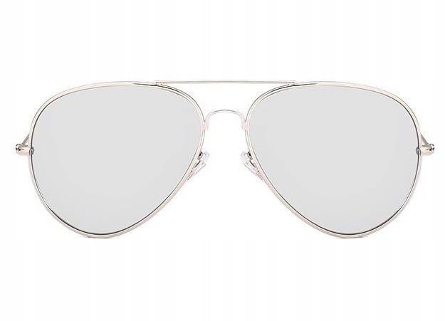 

Srebrne Aviatory Pilotki Męskie Damskie Lustrzanki