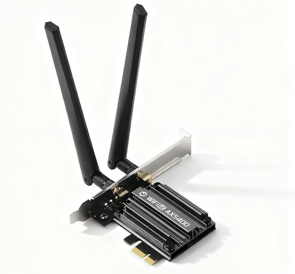 Karta Pci-e Wi-FI 6E Fenvi AX5400 Desktop trójzakresowa 2.4/5/6Ghz Bt 5.3