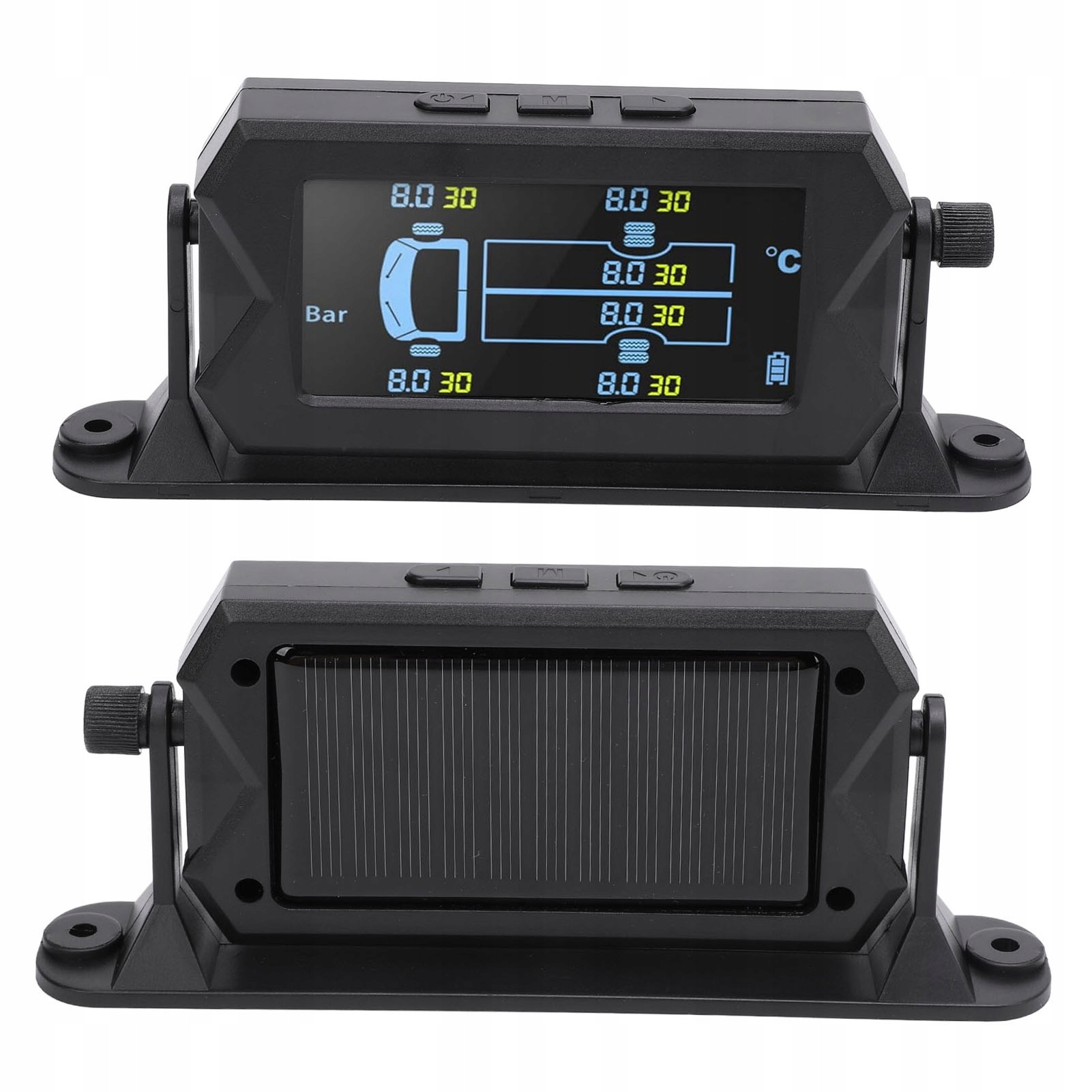 TPMS sistema kemperiui ir priekabai su 6 jutikliais bei stiprintuvu, T5