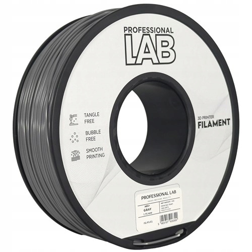 Filament Prof. Lab ABS+ 1.75mm 1kg Szary | Gray