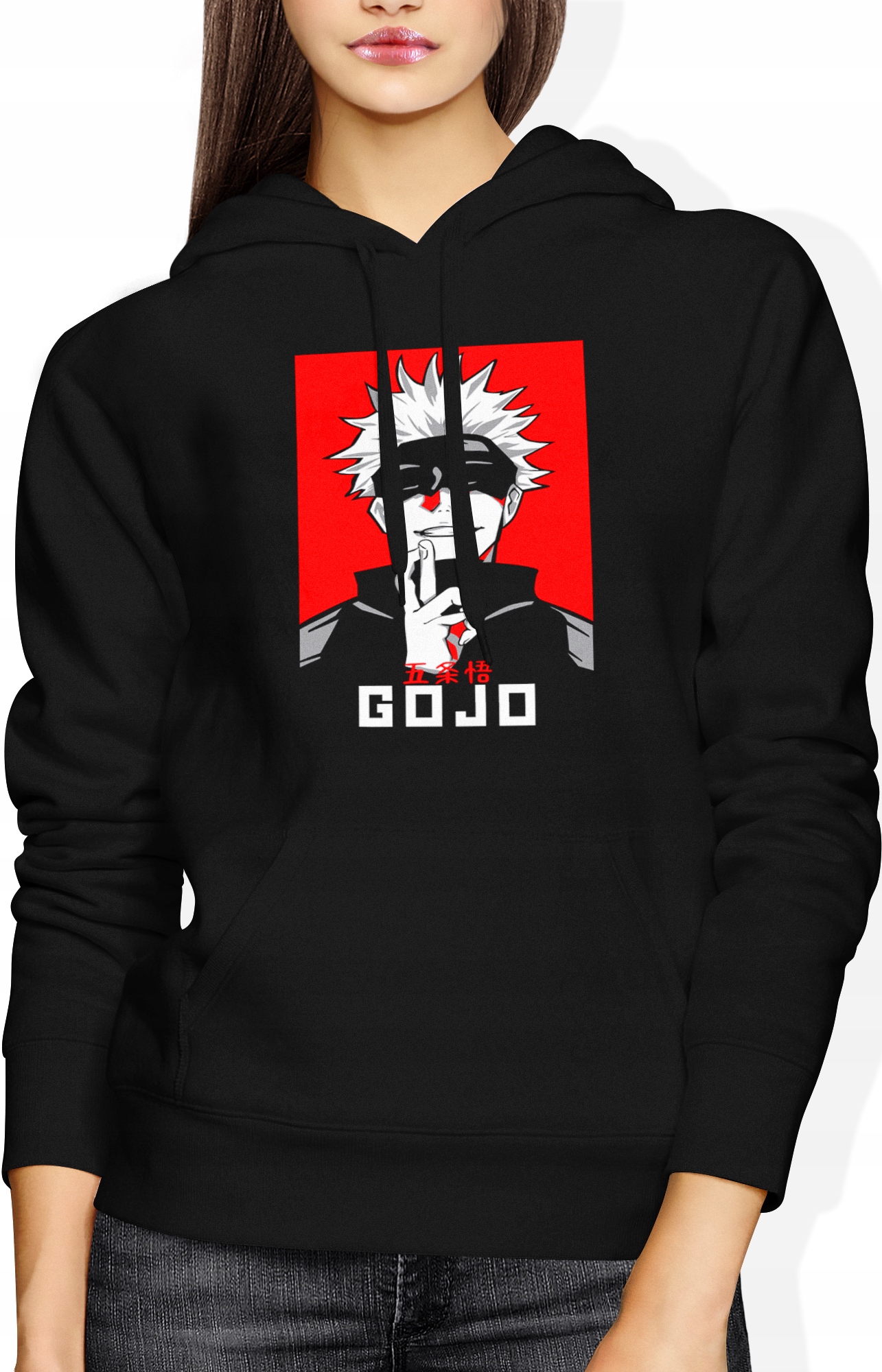 

Damska Bluza Z Kapturem Jujutsu Kaisen Anime Roz M