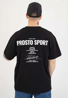 Tričko Prosto Oversize Club černé