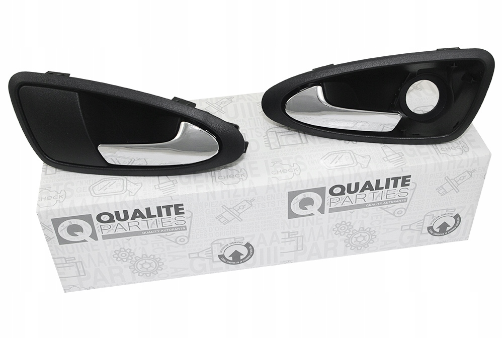 2x KLAMKA WEWNĘTRZNA LEWA + PRAWA SEAT IBIZA IV 09-12 CHROM