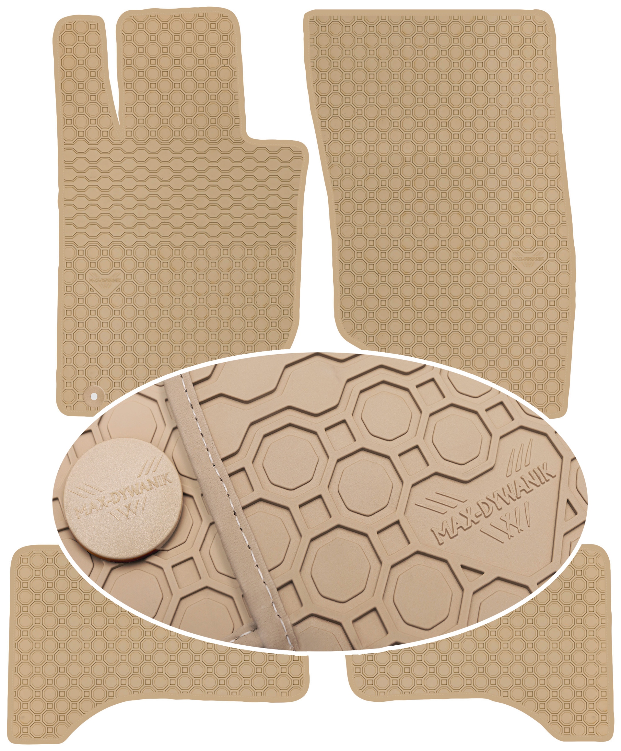 Mitsubishi L200 V 2019 Béžové koberčeky