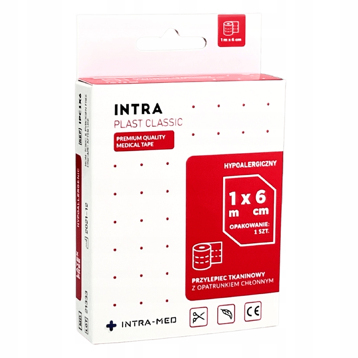 

Plaster tkaninowy z opatrunkiem 6cm x 1m