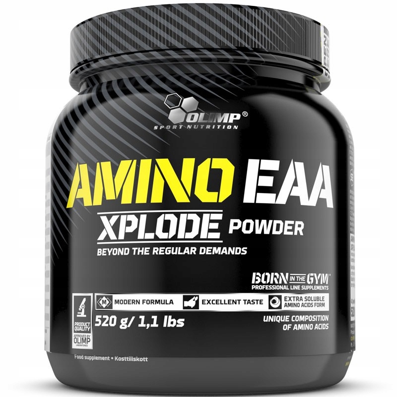 Olimp Amino Eaa Xplode Powder 520g Aminokyseliny Ochrana Svalů Regenerace