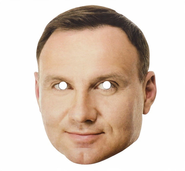 

Maska Papierowa Andrzej Duda Prezydent PiS Dudu