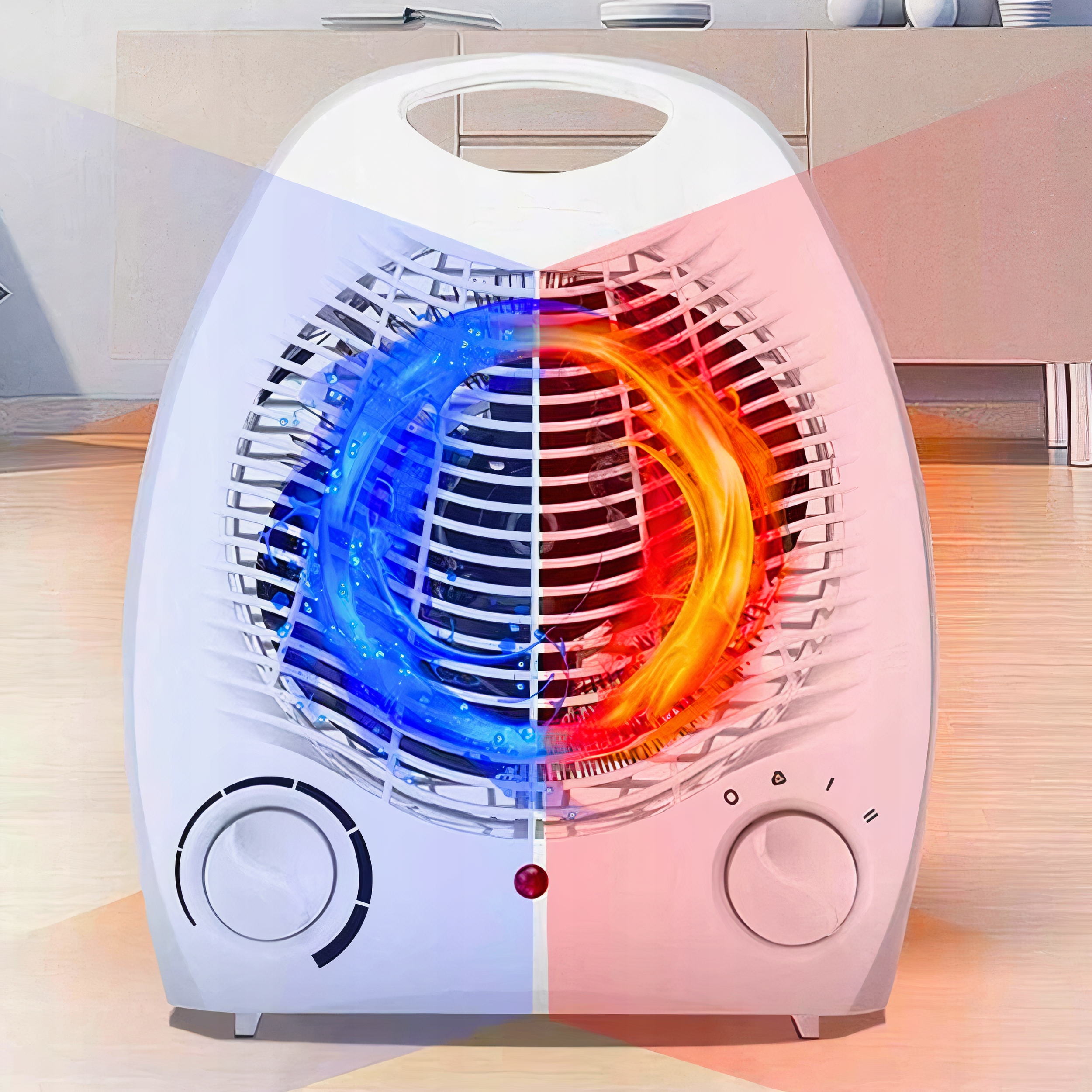 WENTYLATOR WIATRAK PODŁOGOWY STOJĄCY CHŁODZĄCY DO POKOJU DO BIURA 2000W Moc maksymalna 2000 W