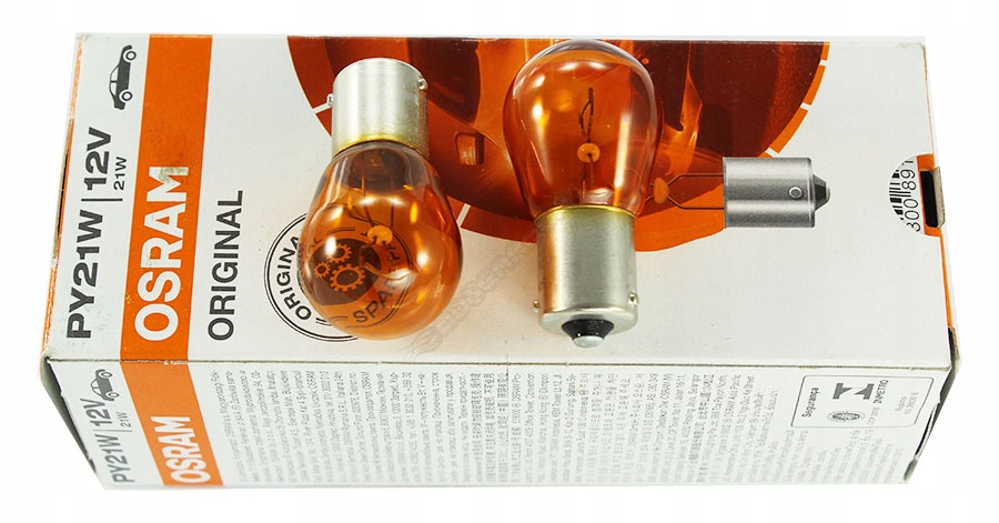 Osram OSR7507SET Żarówka PY21W 12V/21W (pomarańczowa) Original 12V 10SZT.
