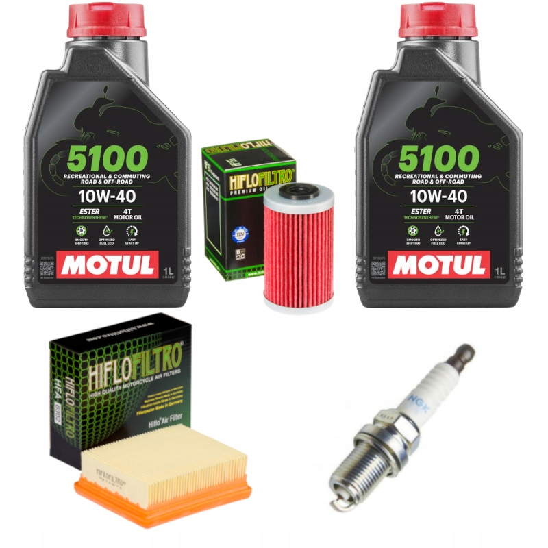 Sada Ktm Duke 125 15-16 olejové filtre, sviečka