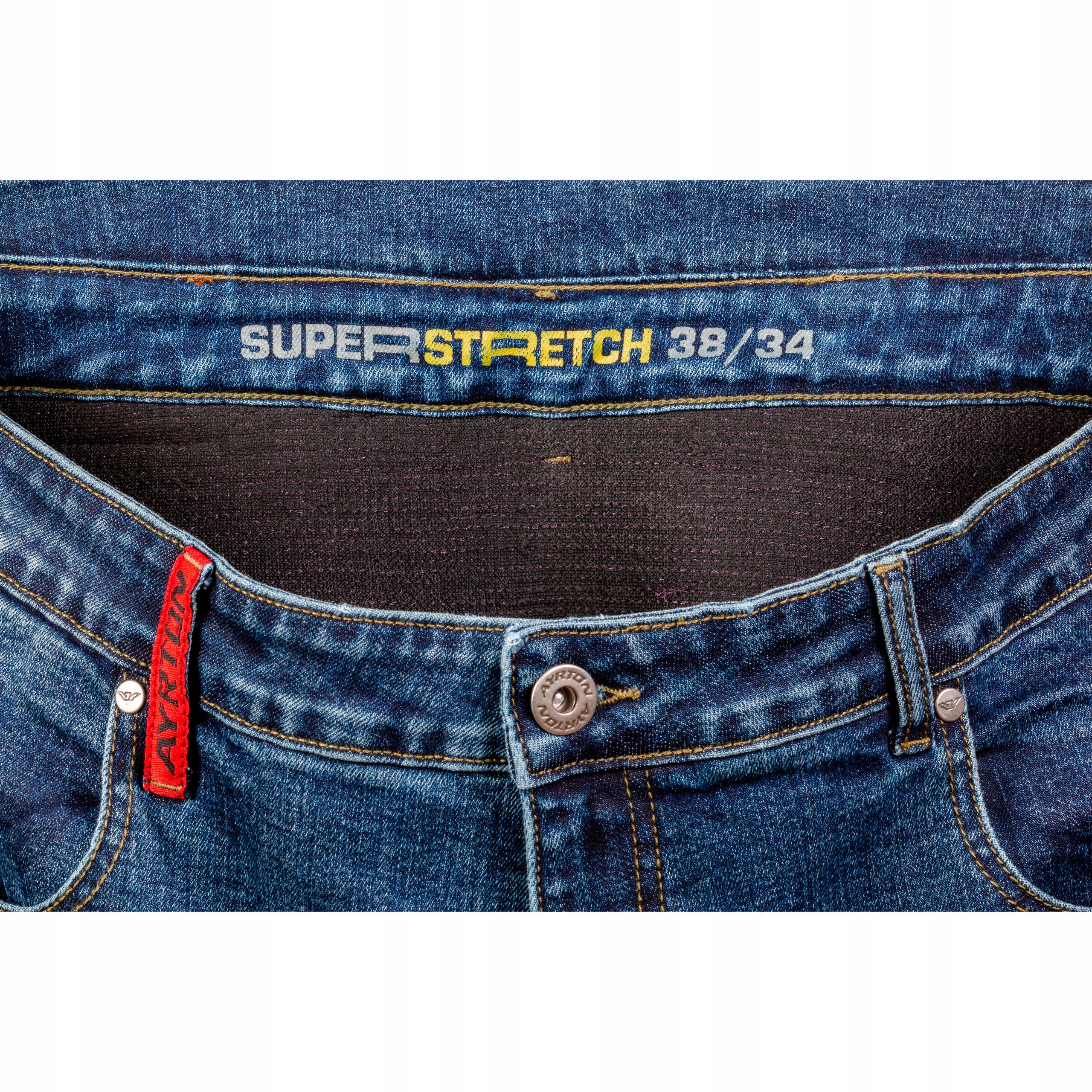 SPODNIE MOTOCYKLOWE JEANS 505 AYRTON KEVLAR 36/36 Rozmiar 36/36