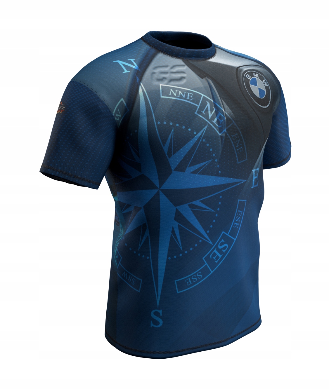 KOSZULKA TERMOAKTYWNA T-SHIRT BMW MAKE LIFE A RIDE RÓŻA WIATRÓW R1250GS EAN (GTIN) 5905326768083