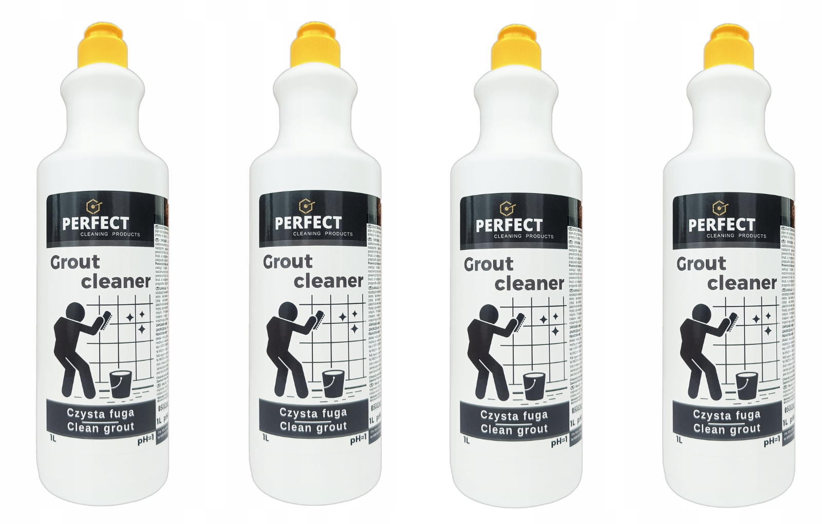 Levně 4xPREPARÁT Tekutina Pro Důkladné Čištění Spár Čistá Spára 1L Grout Cleaner