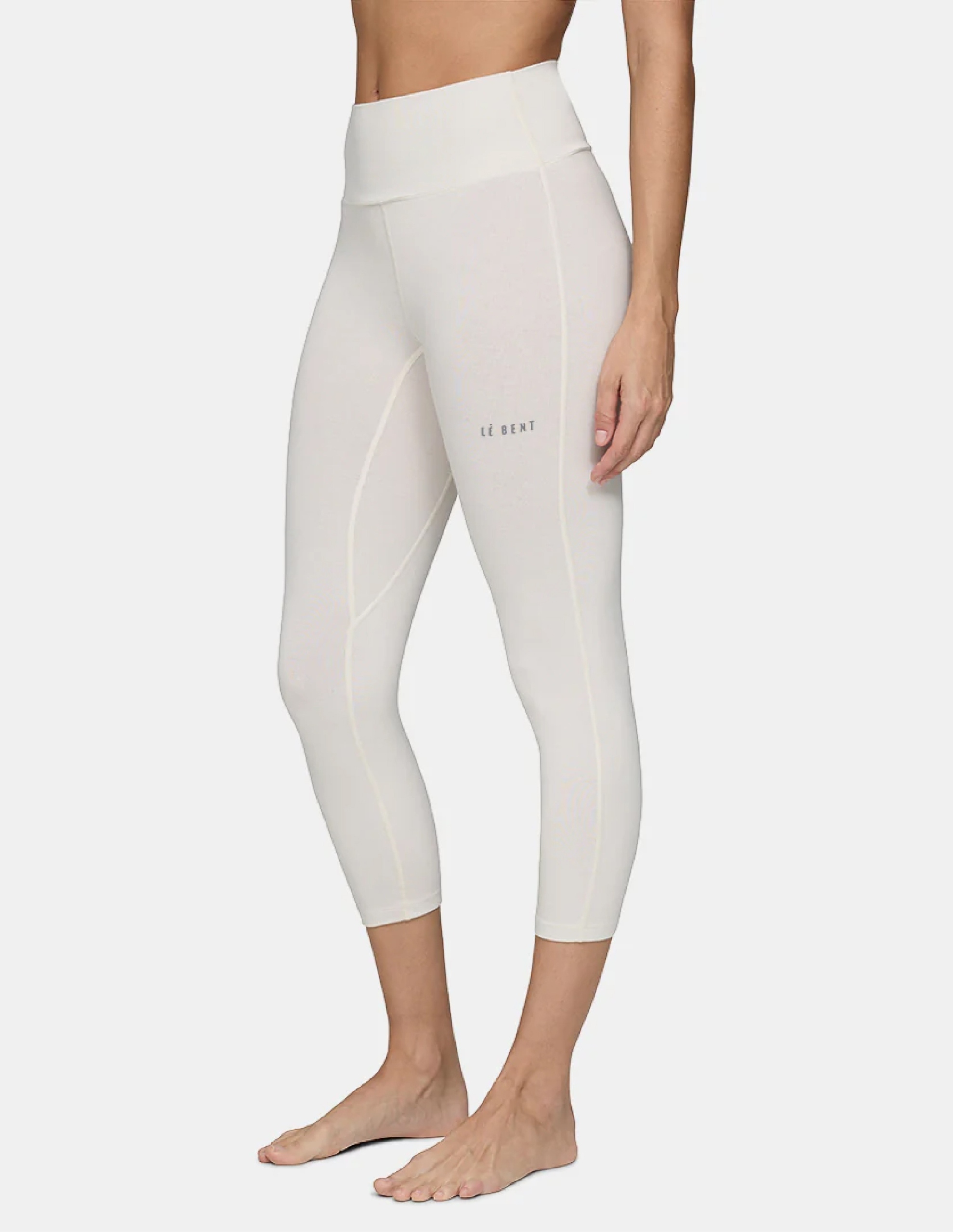 Dámské termoaktivní 3/4 legíny Lé Bent Midweight Merino Bílá S