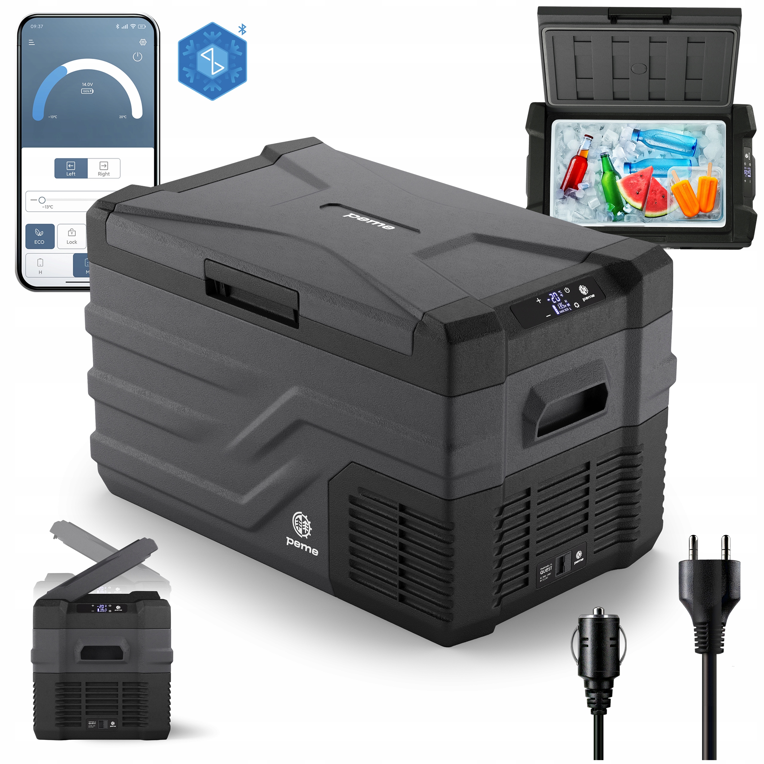 Lodówka turystyczna Peme Quest 30 elektryczna 20-30 l -20 °C tryb Eco
