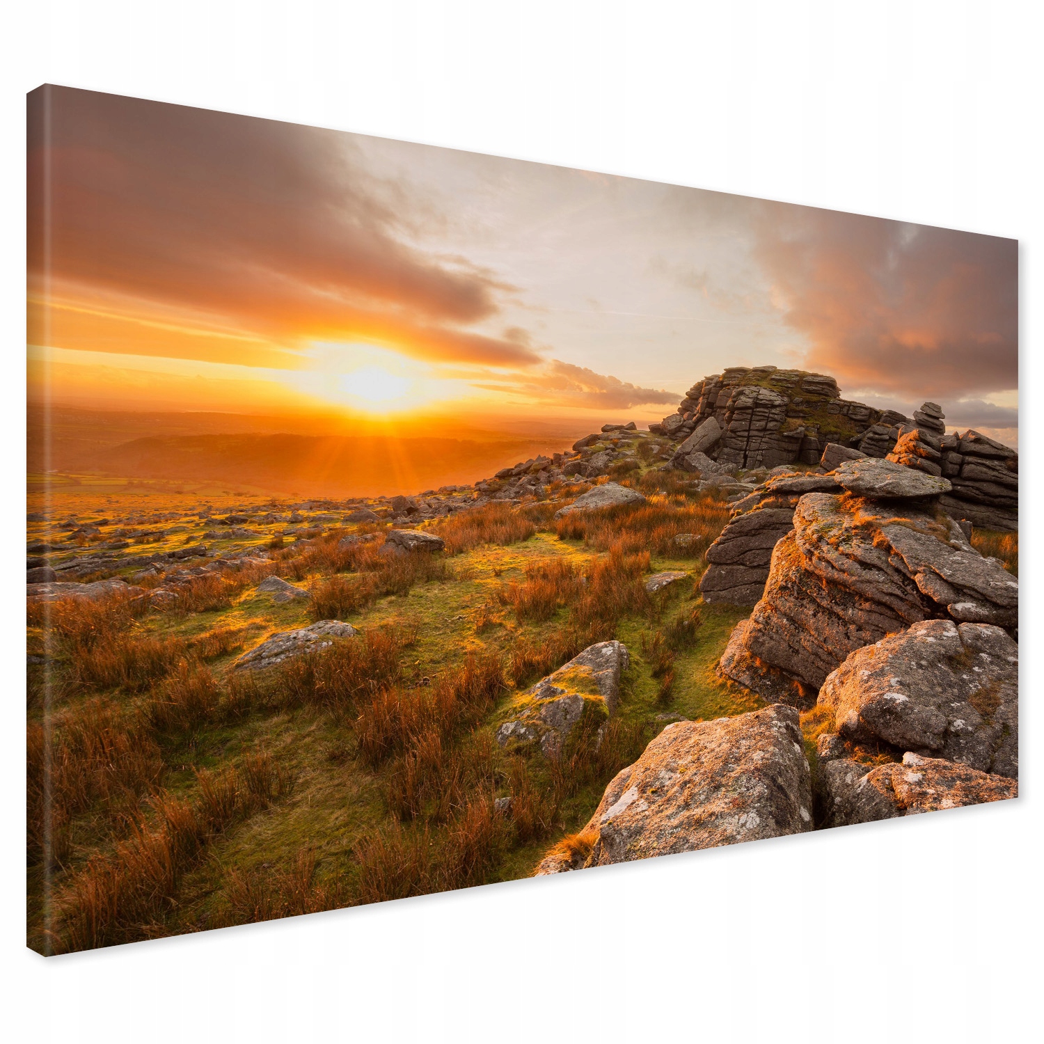 

Obraz na płótnie skały słońce 120x80