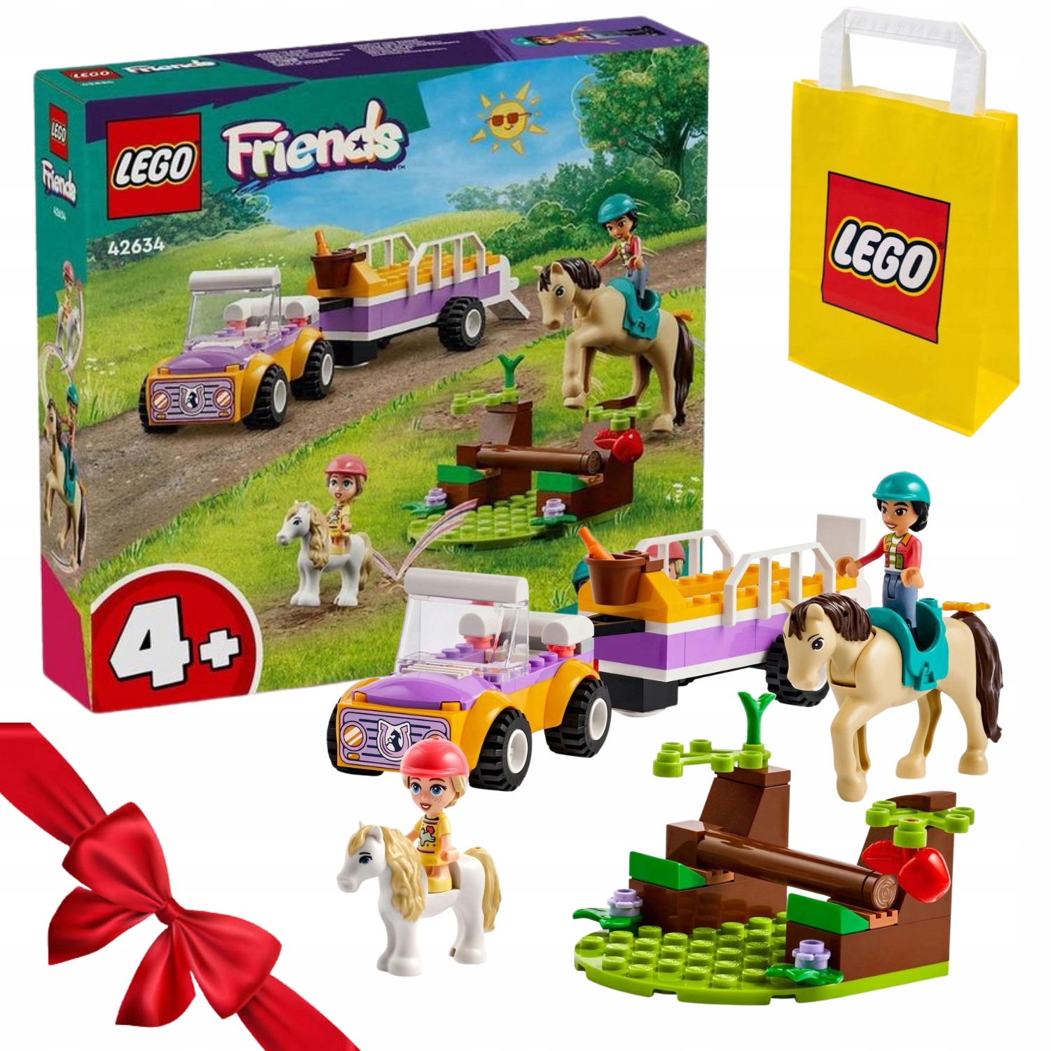 Zestaw Klocków Lego Friends 42634 Przyczepa Na Konia I Kucyka Top