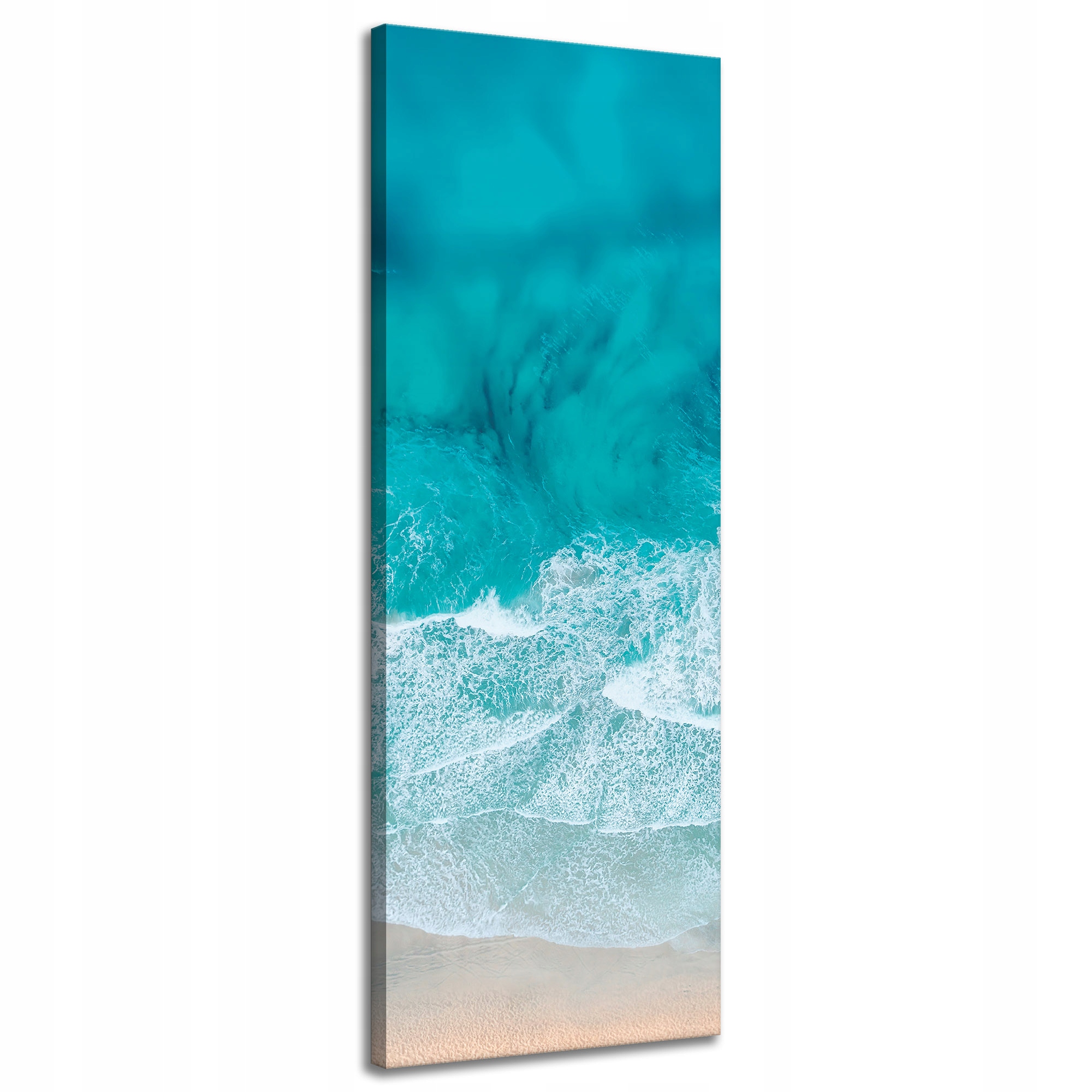 Obraz na plátně Pobřeží Bláznivá voda Vlny 40x120 cm Ideální jako dárek