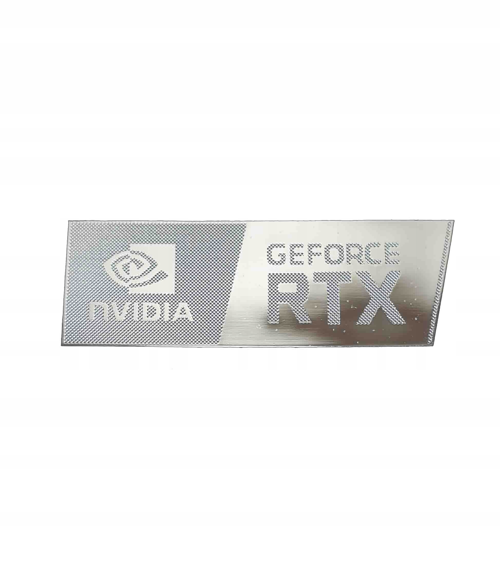 

Nvidia Rtx naklejka 35x12 mm metalik chrom (55)