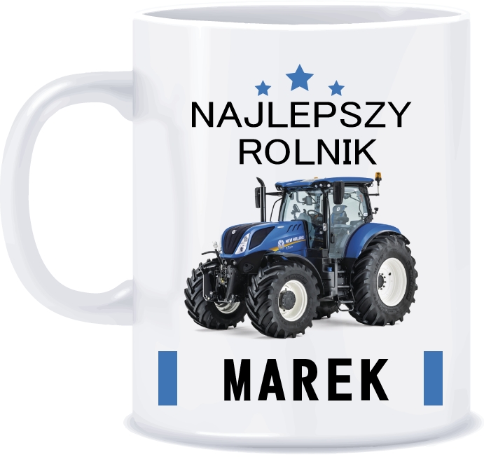 

Kubek ciągnik traktor Super Rolnik + Imię Rolnika