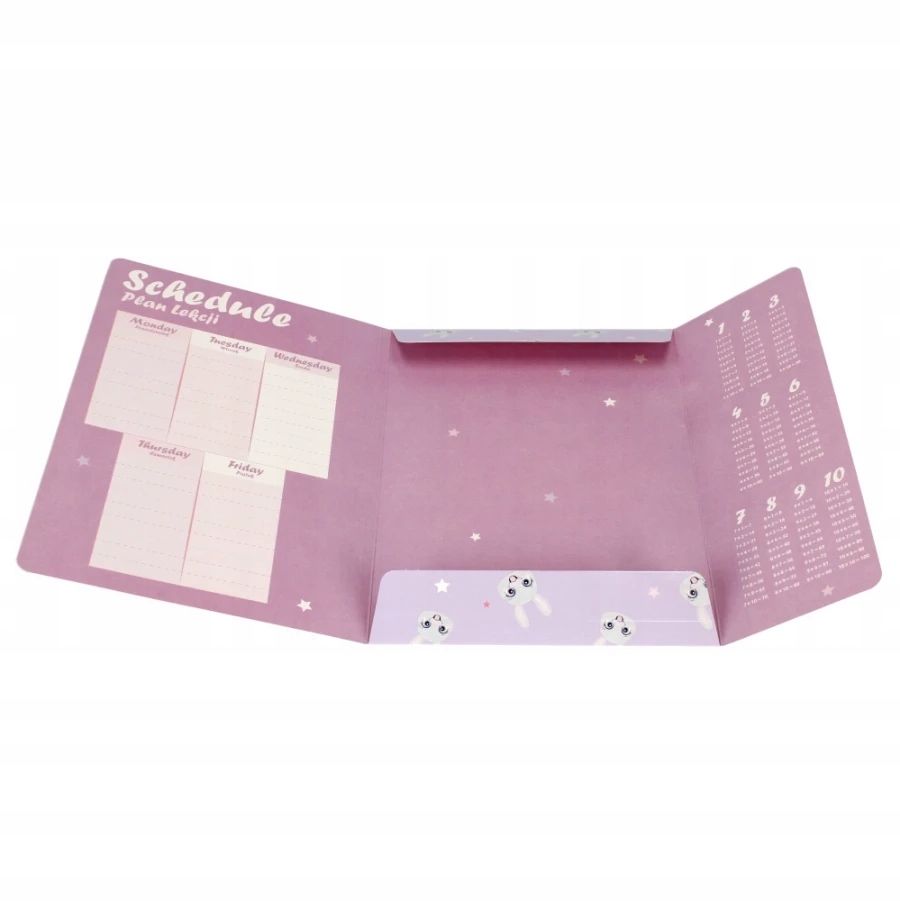 TECZKA SZKOLNA RYSUNKOWA Z GUMKĄ A4 DLA DZIEWCZYNKI KRÓLICZEK Marka Starpak