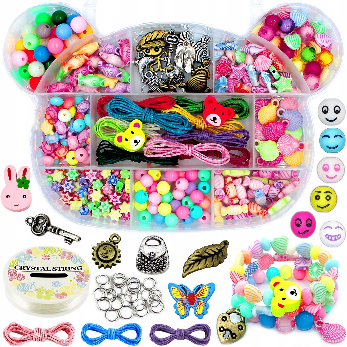 

Zestaw Koralików Do Robienia Bransoletek Święta