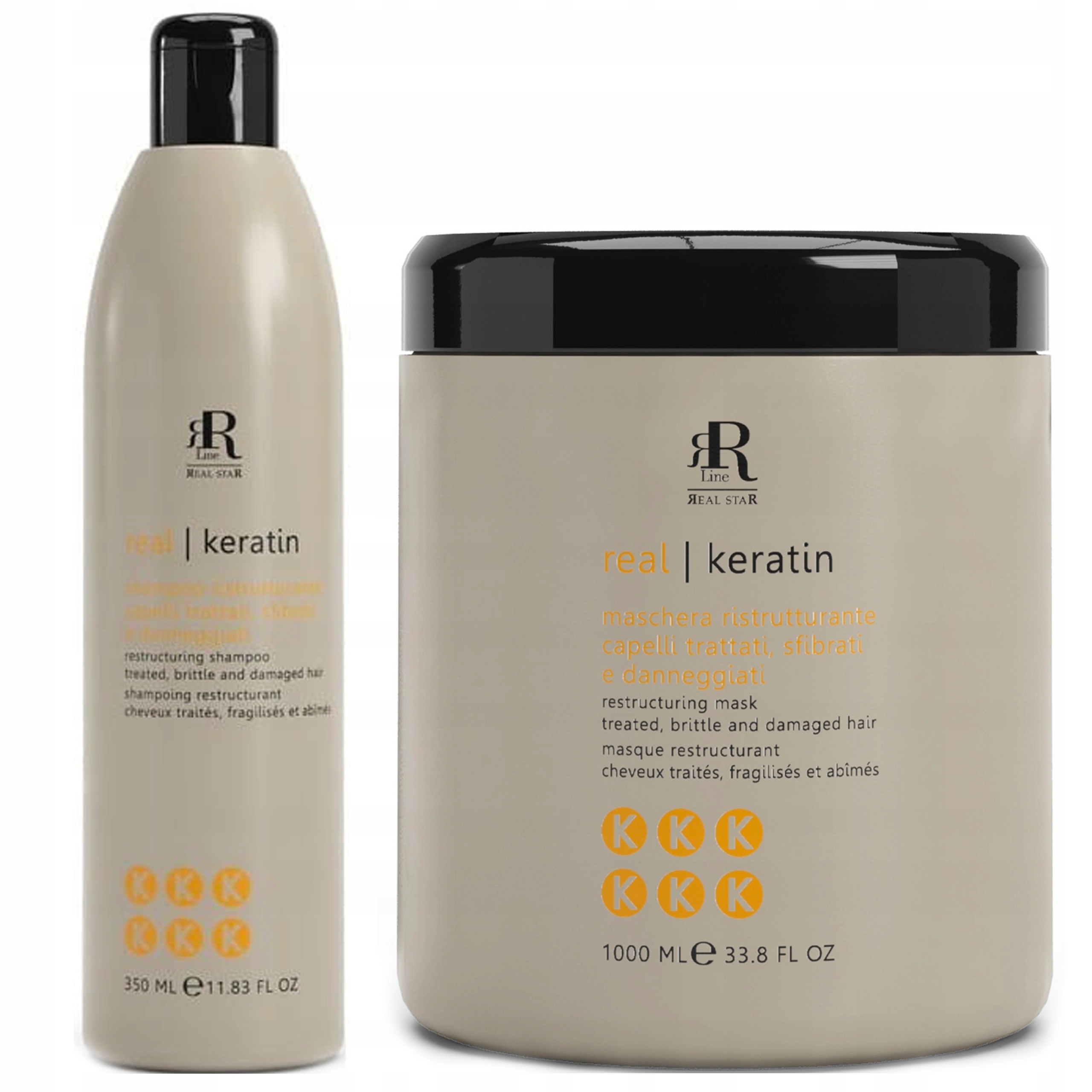 Rr Keratin Maska Šampon 1000+350 ml