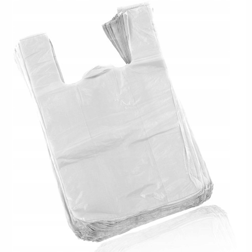 

Reklamówki Zrywki Grube Biała 25x45cm Mocna