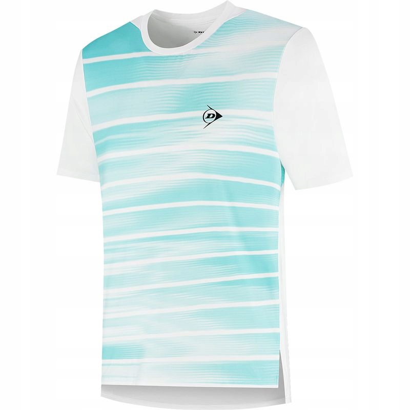 Tričko Dunlop Game Tee 2 White/aqua Sky Men L