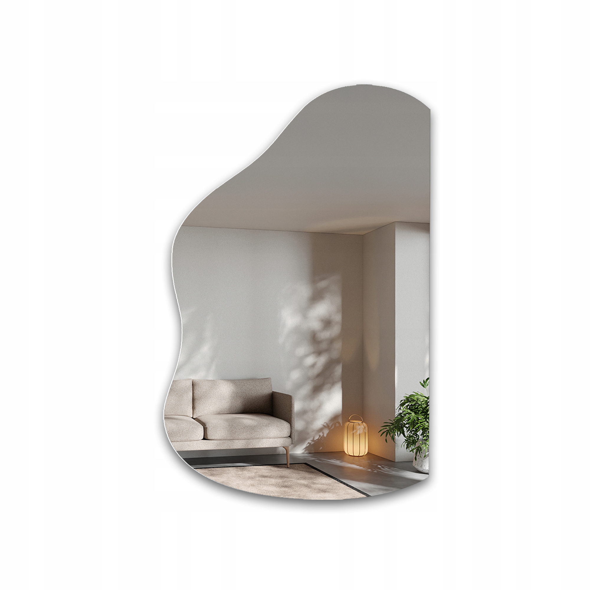 Zrcadlo se zkoseným bokem Stone Zkosený Bok 100x159 na stěnu