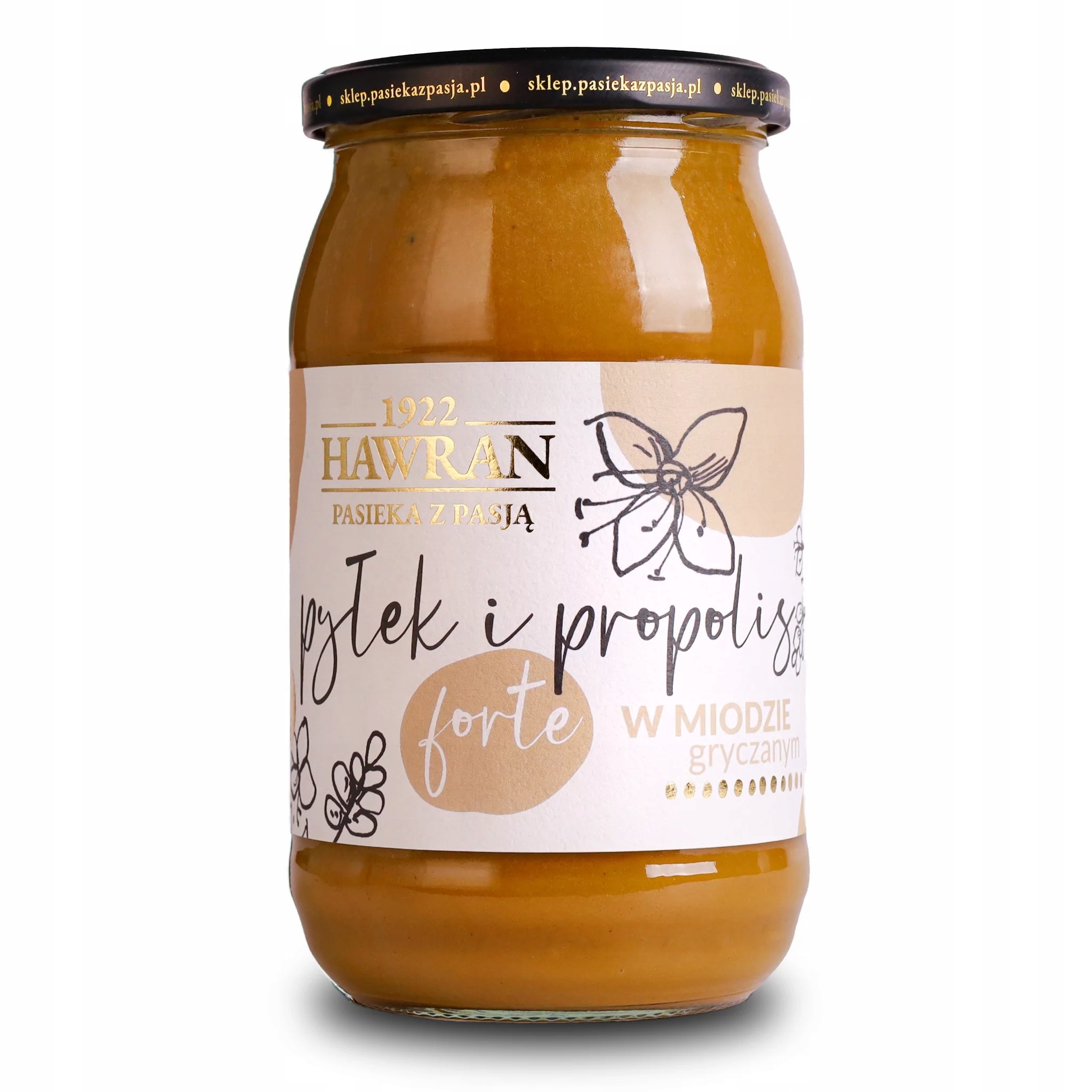 Pyłek i propolis Forte w miodzie gryczanym 1010g