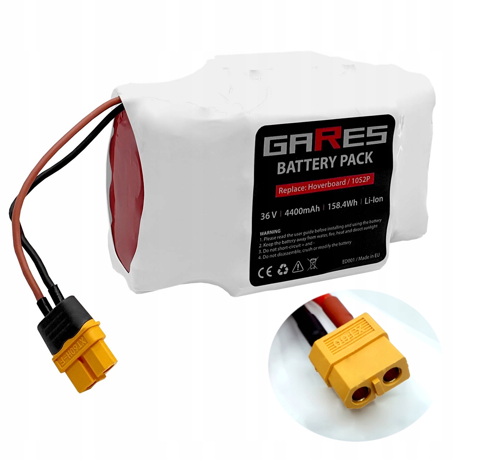 Baterie Akumulátor pro desku Hoverboard Victpower Vica 10S2P 36V 4.4Ah