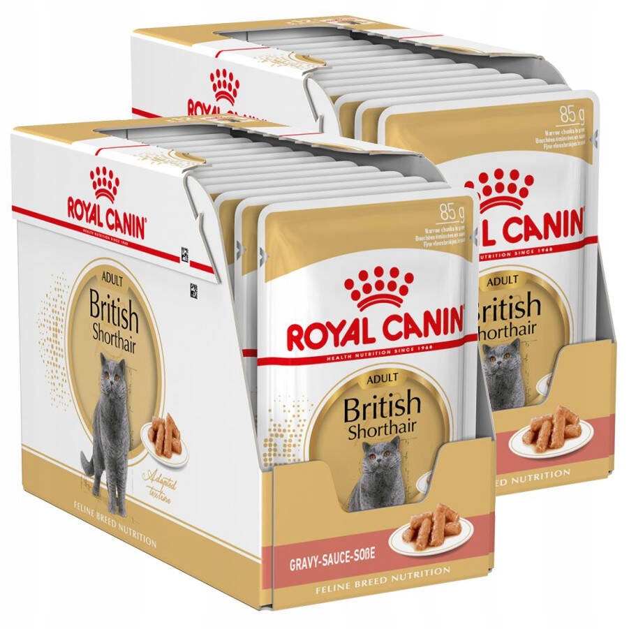 Royal Canin British Shorthair 24x85g Karma W Sosie Dla Kotów Brytyjskich