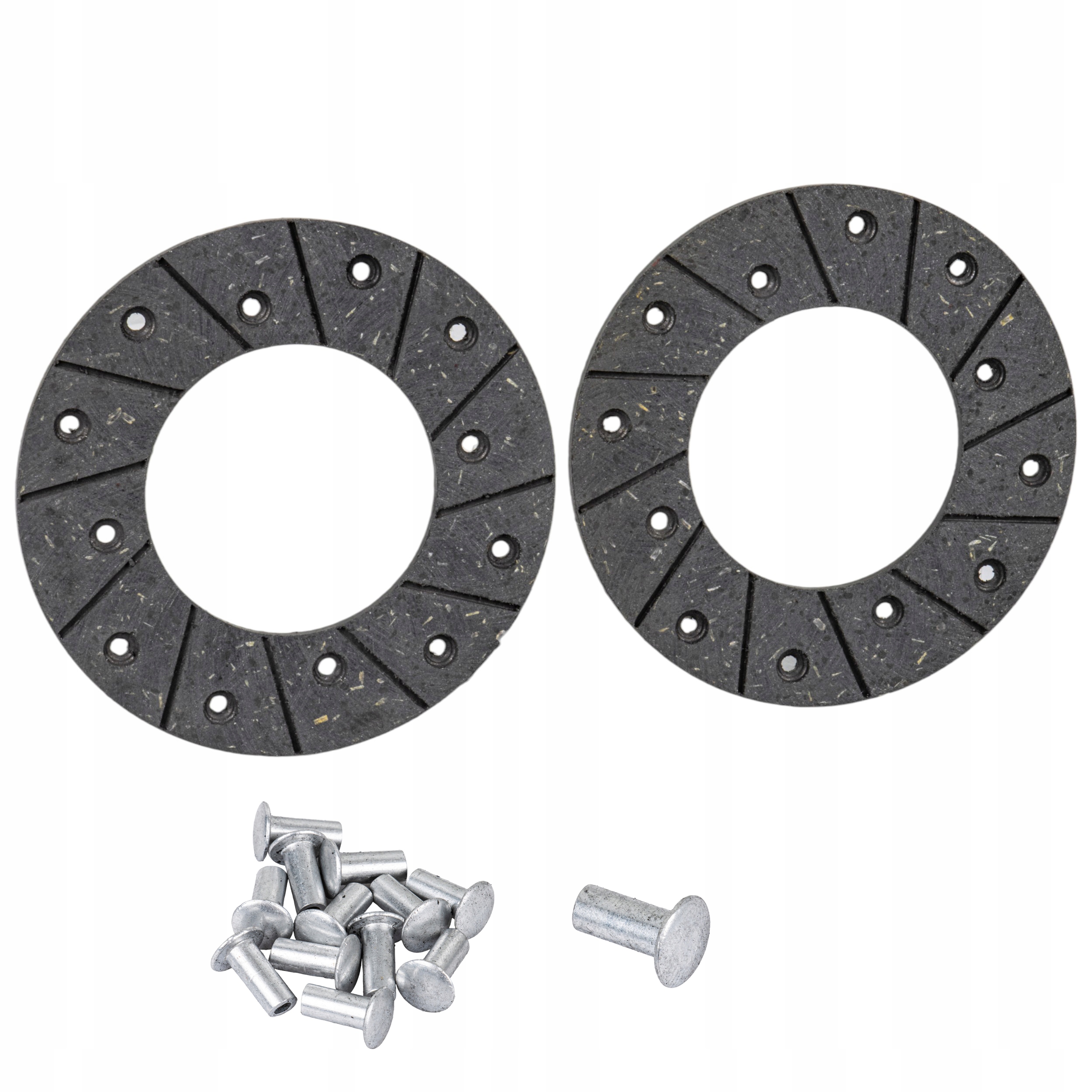 OKŁADZINA HAMULCA NOŻNEGO BIZON 165x90x5mm 2szt. + nity 5040240471