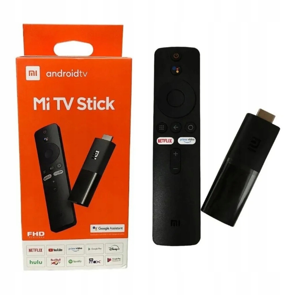 ODTWARZACZ MULTIMEDIALNY XIAOMI Mi TV STICK NOWY SMART TV PL PILOT NETFLIX Złącze HDMI tak