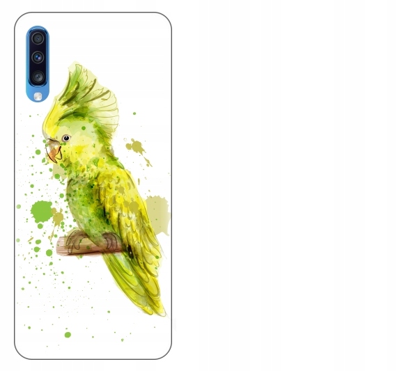 

Etui pokrowiec Samsung Galaxy A70 Ptak papuga akwa