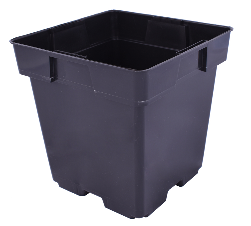 štvorcová výrobná kvetinová nádoba 14/14 cm 2L 500ks