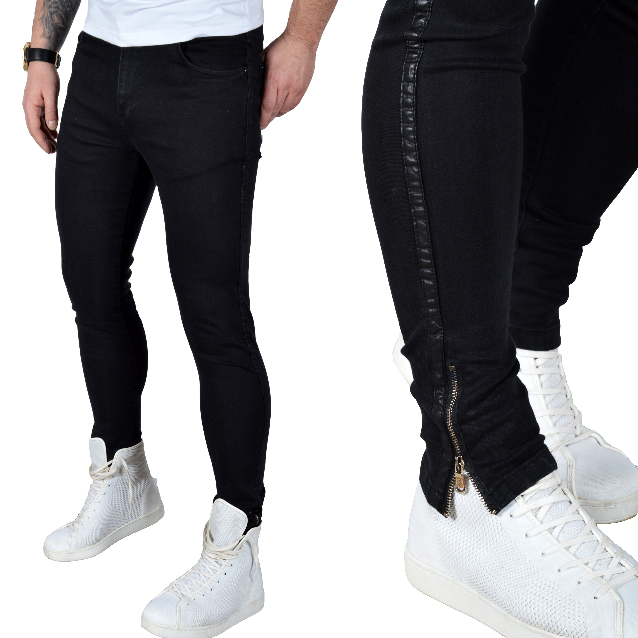 Džíny Džínové kalhoty Mondo Slimfit Rurki Lampas