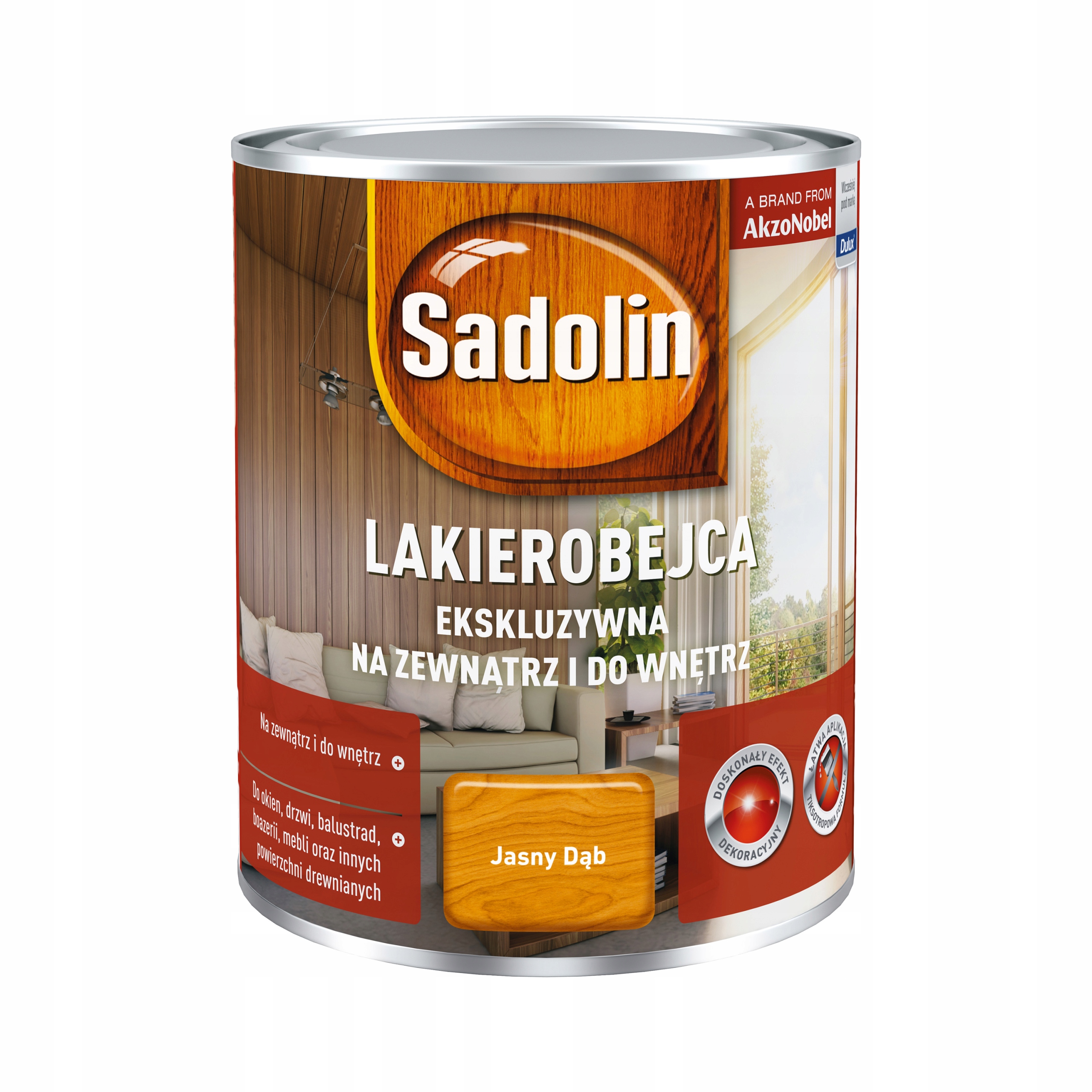 

Sadolin Lakierobejca Ekskluzywna Jasny Dąb 0,25L