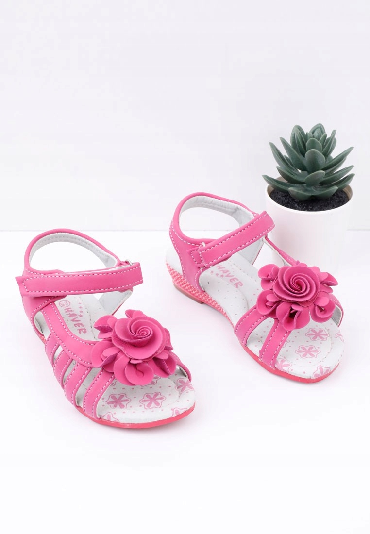 Sandałki różowe Anne 25 Różowy Płeć dziewczynki