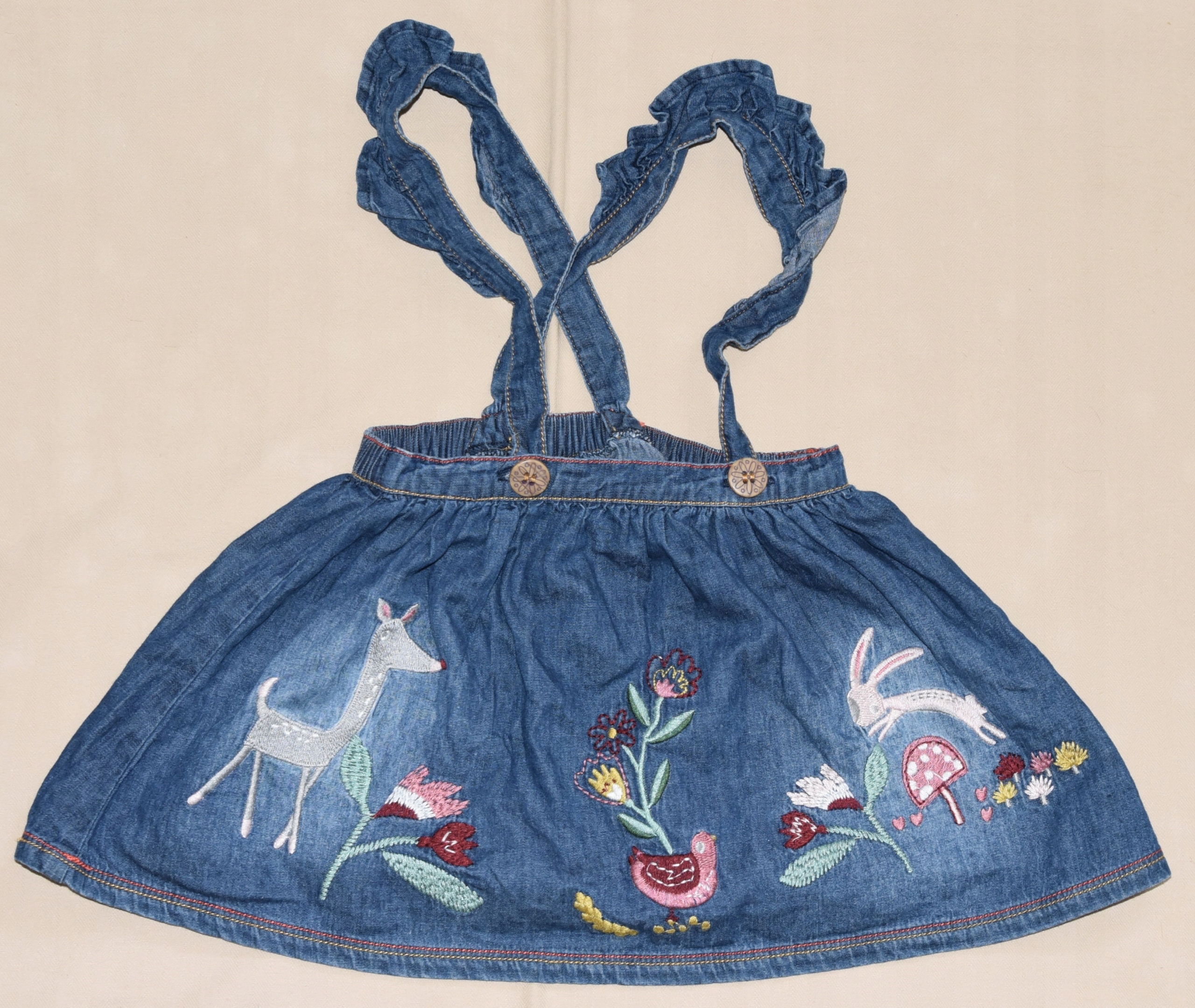 NUTMEG SPÓDNICZKA HAFTY 6-9M 74 Marka Nutmeg