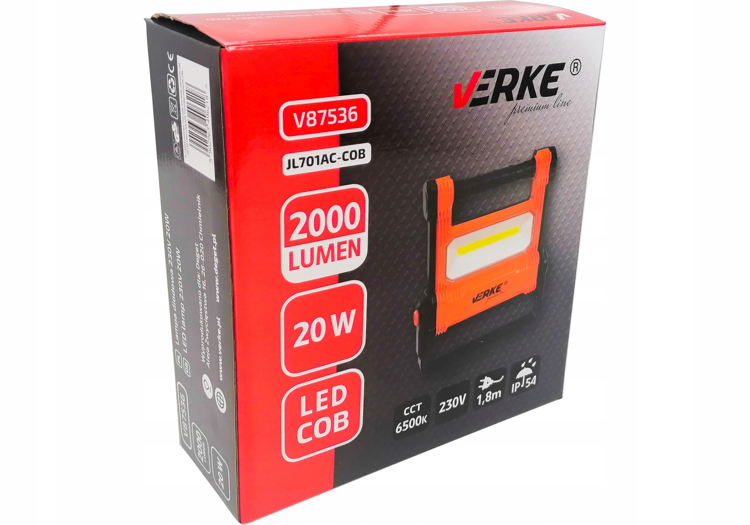 HALOGEN REFLEKTOR NASWIETLACZ LAMPA WARSZTATOWA Kind floodlight